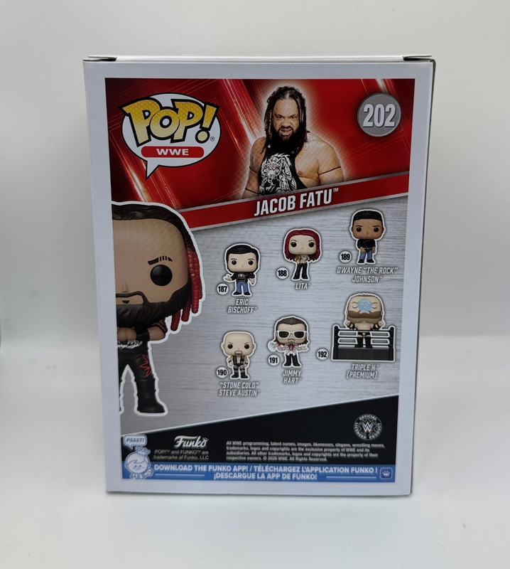 Item # 213545 - Jacob Fatu "Samoan Werewolf" AUTOGRAPH Signed WWE Wrestling 202 Funko Pop JSA