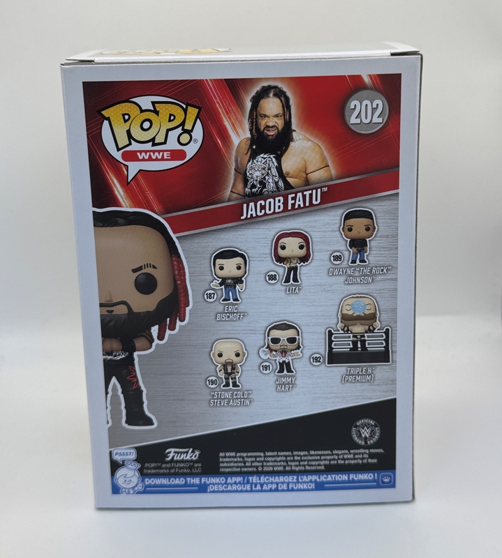 Item # 213549 - Jacob Fatu "Samoan Werewolf" AUTOGRAPH Signed WWE Wrestling 202 Funko Pop