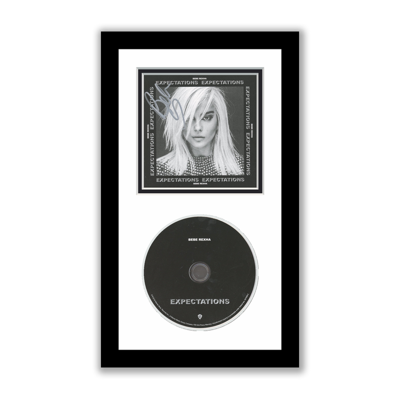 Item # 192848 - Bebe Rexha Autographed Signed Framed CD Expectations ACOA