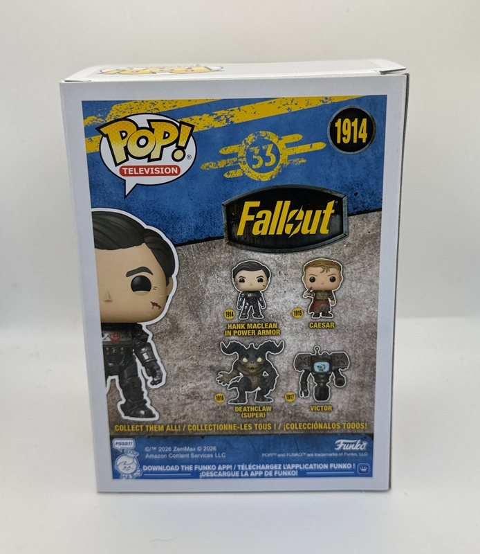 Item # 213562 - Kyle MacLachlan "Fallout" AUTOGRAPH Signed 'Hank MacLean' 1914 Funko Pop