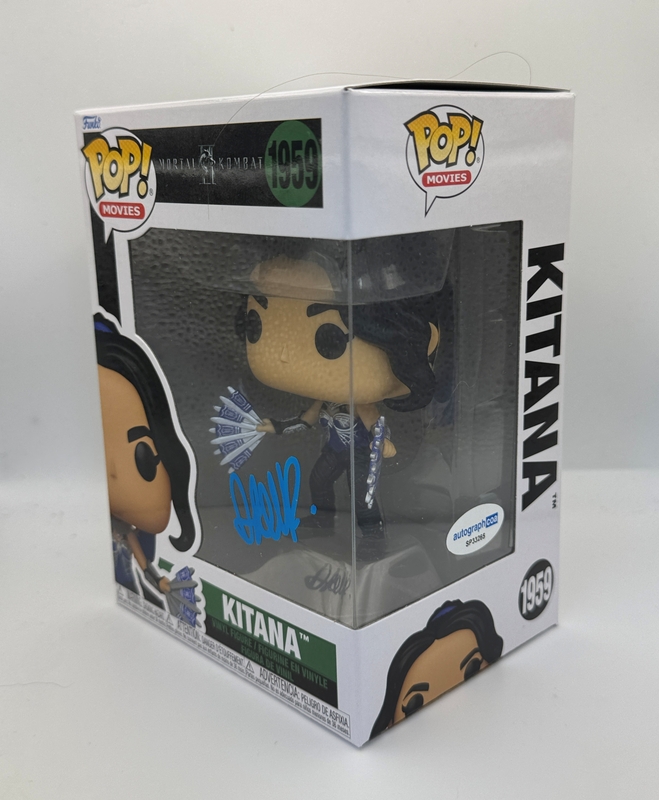 Item # 213577 - Adeline Rudolph "Mortal Kombat 2" AUTOGRAPH Signed 'Kitana' 1959 Funko Pop