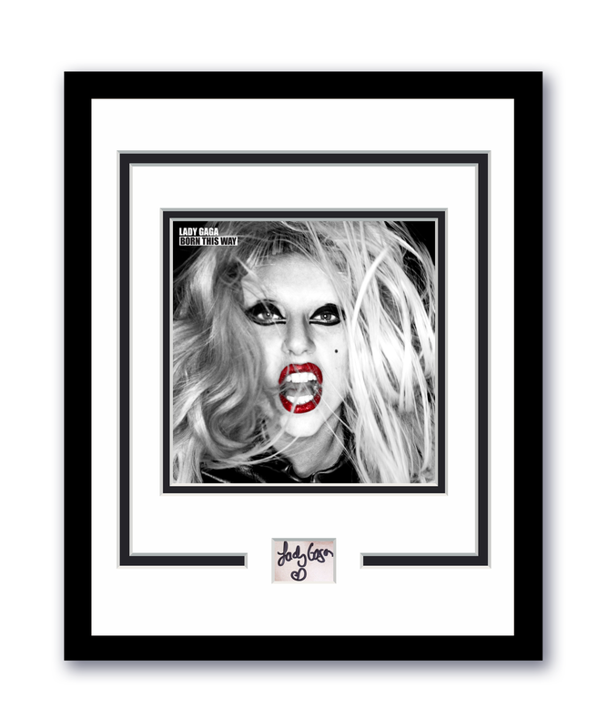 Item # 194792 - Born This Way Lady Gaga Autographed Signed 11x14 Framed Photo ACOA