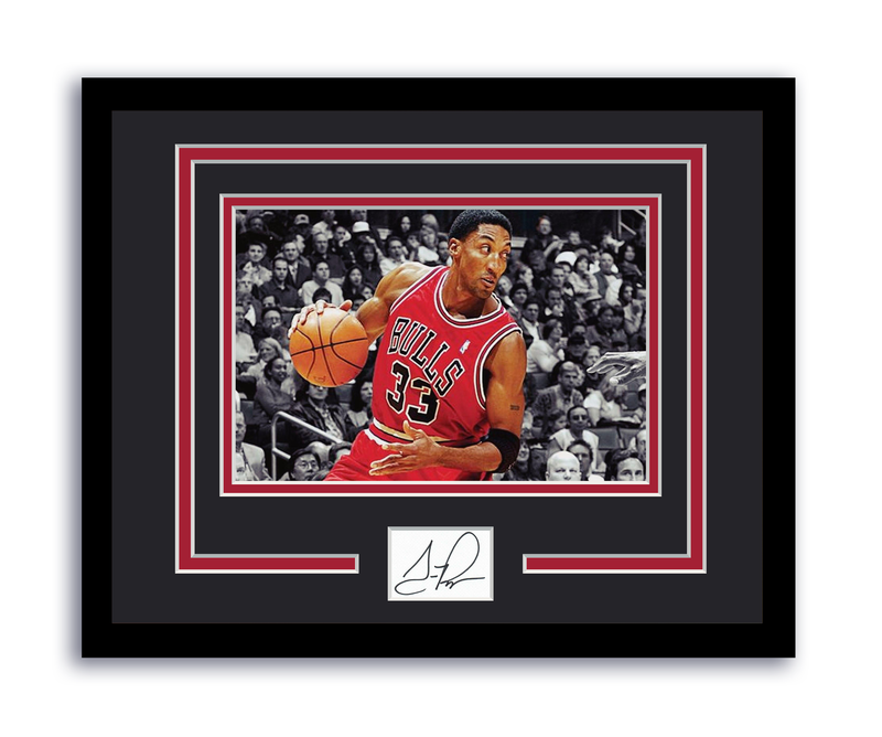 Item # 192965 - Scottie Pippen Autographed Signed 11x14 Framed Photo Chicago Bulls ACOA