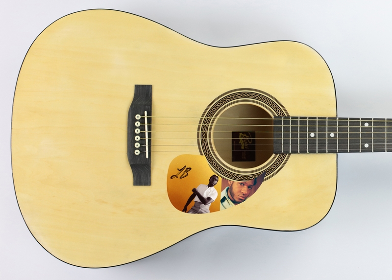 Item # 174246 - Leon Bridges Autographed Signed Guitar Gold-Diggers Sound ACOA