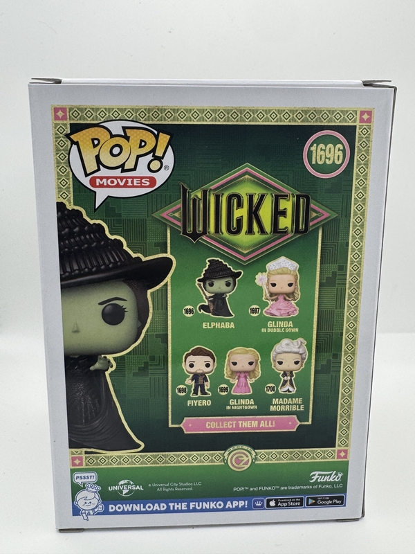 Item # 197918 - Cynthia Erivo "Wicked" AUTOGRAPH Signed 'Elphaba (Glitter)' 1696 Funko Pop