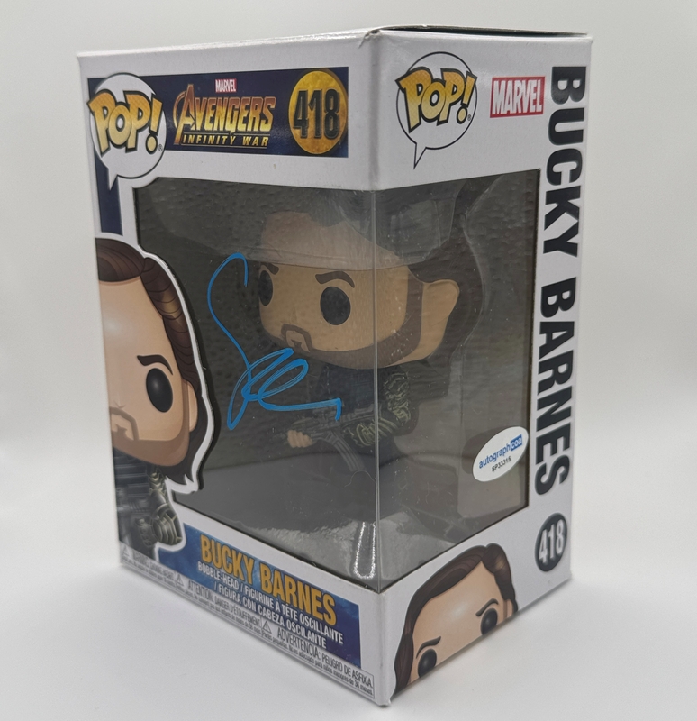 Item # 216931 - Sebastian Stan "Avengers: Infinity War" SIGNED Bucky Barnes 418 Funko Pop B