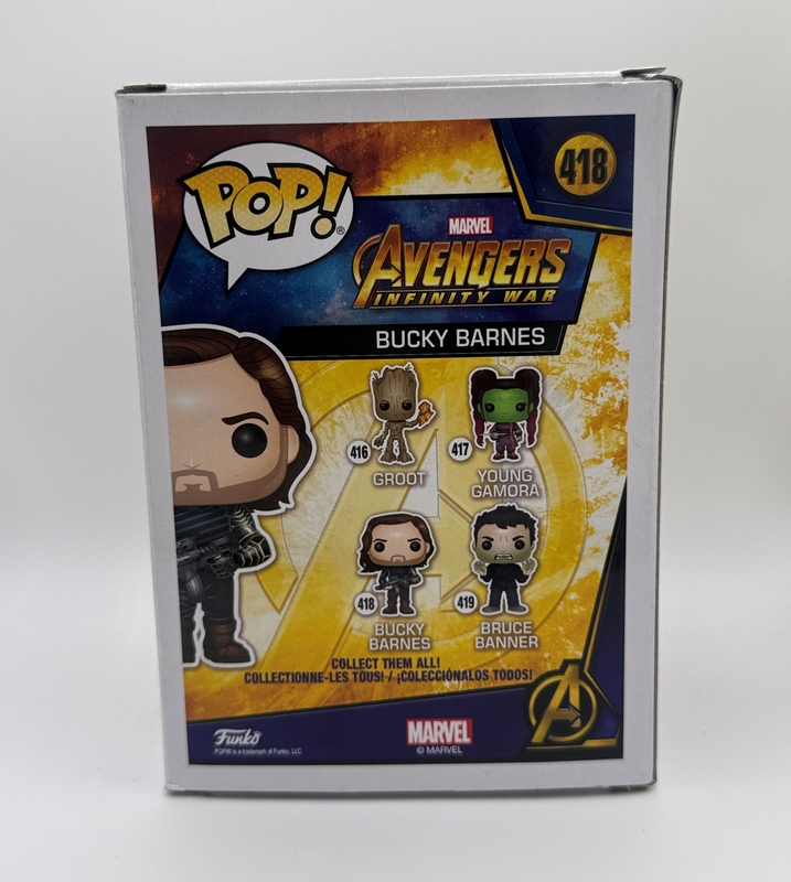 Item # 216931 - Sebastian Stan "Avengers: Infinity War" SIGNED Bucky Barnes 418 Funko Pop B