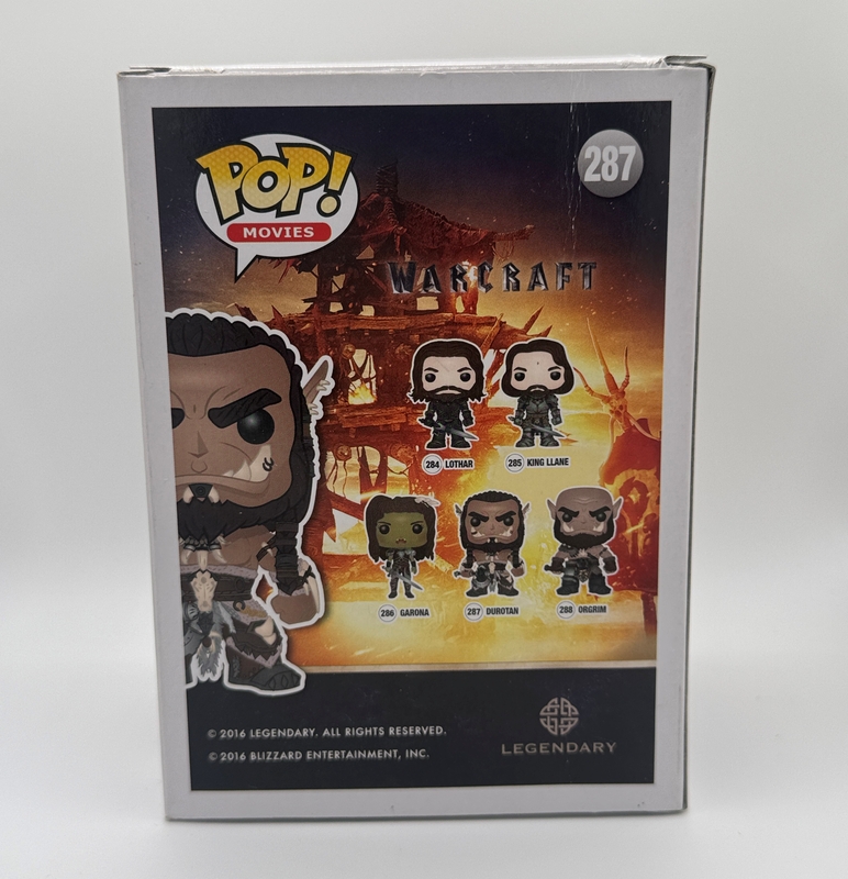 Item # 216932 - Toby Kebbell "Warcraft" AUTOGRAPH Signed 'Durotan' 287 Funko Pop Figure