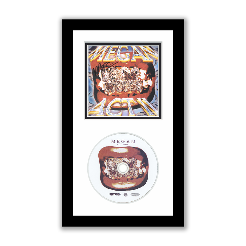 Item # 194350 - Megan Thee Stallion Autographed Signed Framed CD Megan Act II Rap Hip-Hop ACOA