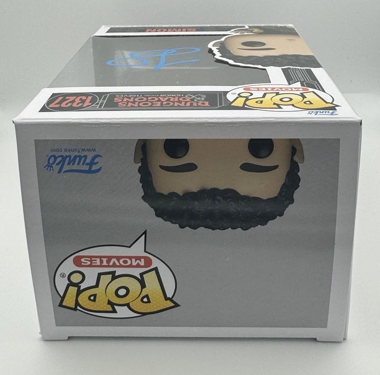 Item # 186802 - Justice Smith "Dungeons & Dragons" AUTOGRAPH Signed Simon 1327 Funko Pop B