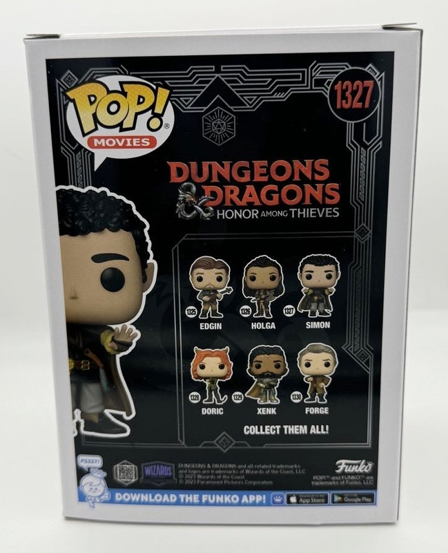 Item # 186802 - Justice Smith "Dungeons & Dragons" AUTOGRAPH Signed Simon 1327 Funko Pop B