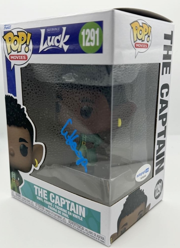 Item # 186809 - Whoopi Goldberg "Luck" AUTOGRAPH Signed 'The Captain' 1291 Funko Pop Figure