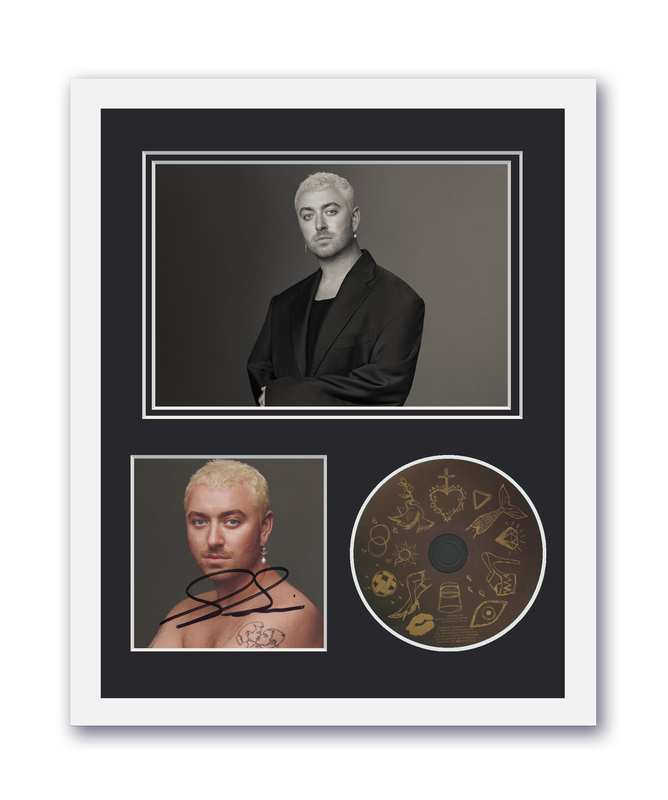 Item # 172501 - Sam Smith Autographed Signed 11x14 Custom Framed CD Photo Gloria ACOA