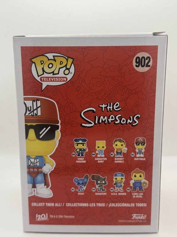 Item # 197992 - Hank Azaria "The Simpsons" AUTOGRAPH Signed 'Duffman' 902 Funko Pop Figure