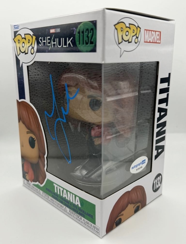 Item # 186836 - Jameela Jamil "She-Hulk" AUTOGRAPH Signed 'Titania' 1132 Funko Pop Figure