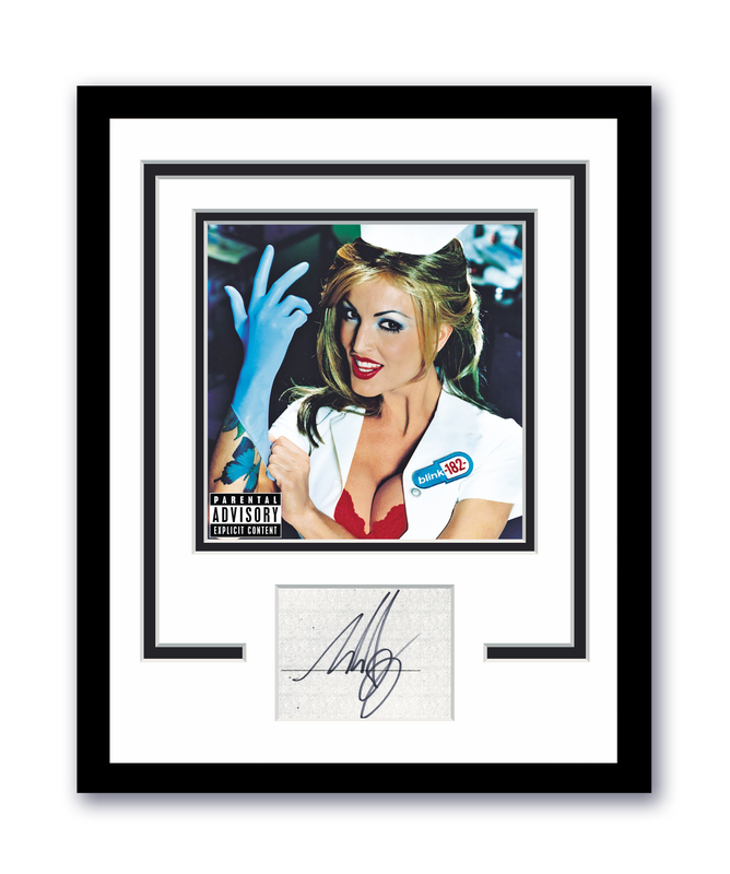 Item # 196785 - Blink 182 Mark Hoppus Autographed Signed 11x14 Framed Photo ACOA