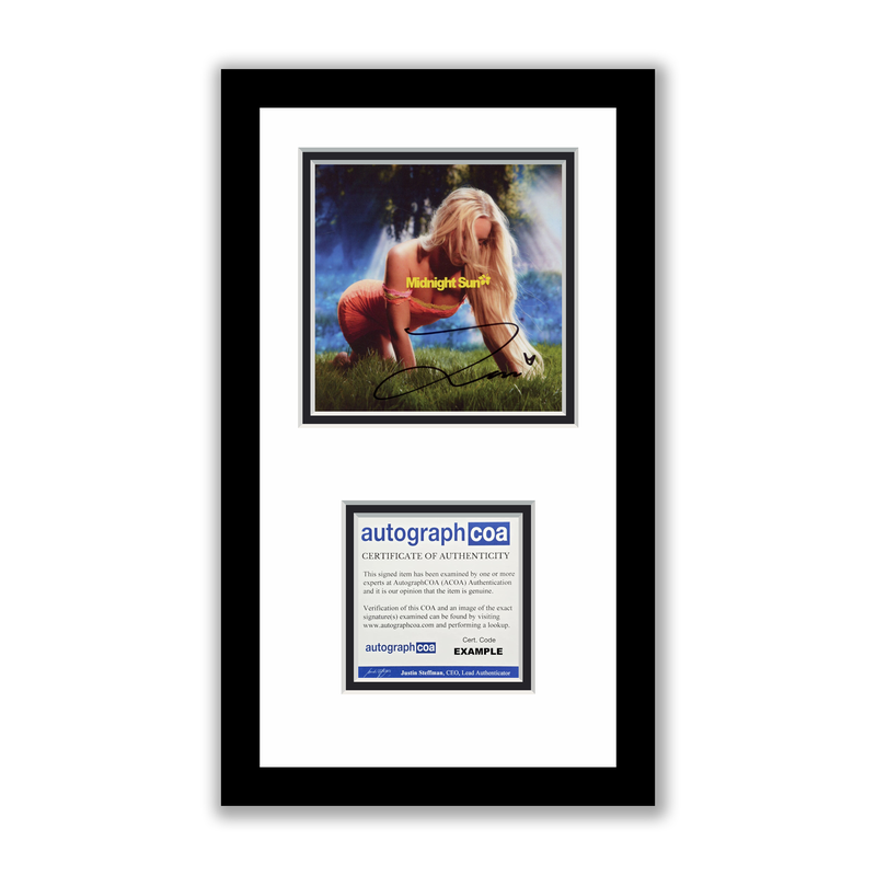 Zara Larsson Autographed Signed Framed CD Midnight Sun ACOA | eBay