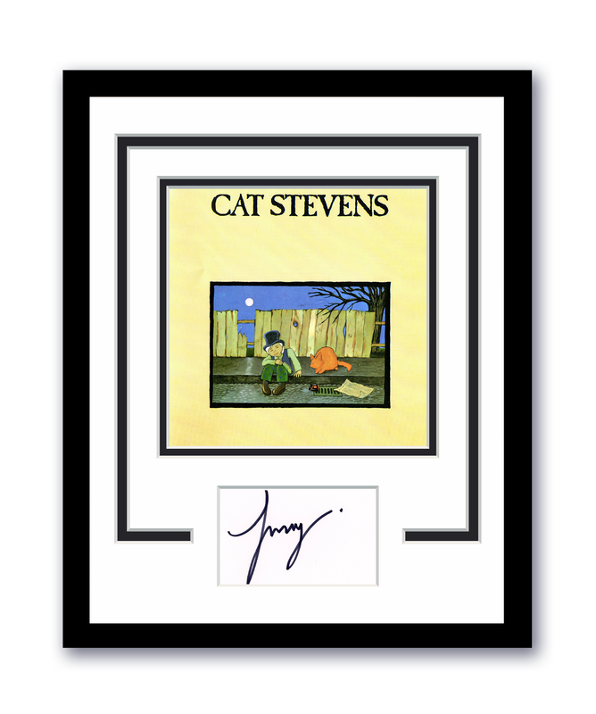 Item # 179947 - Cat Stevens Autographed Signed 11x14 Framed Photo Teaser and the Firecat ACOA