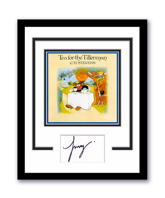 Item # 179948 - Cat Stevens Autographed Signed 11x14 Framed Photo Tea for the Tillerman ACOA