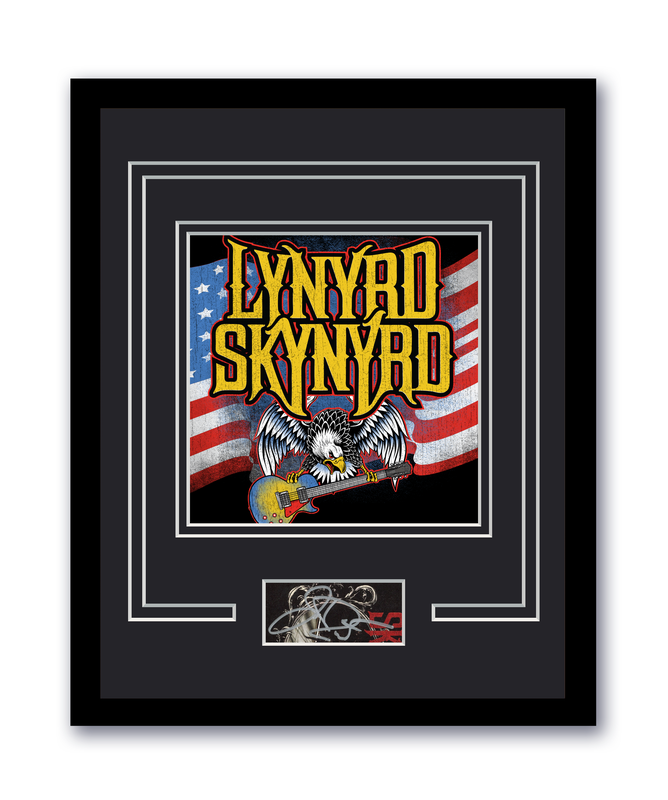 Item # 206494 - Lynyrd Skynyrd Johnny Van Zant Autographed Signed 11x14 Framed Photo ACOA