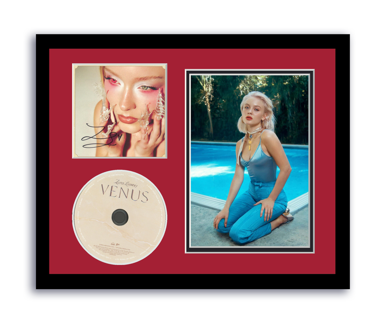 Item # 181247 - Zara Larsson Autographed Signed 11x14 Custom Framed CD Photo Venus ACOA