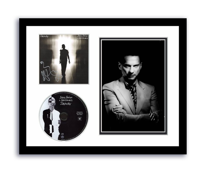 Item # 194753 - Dave Gahan Autographed Signed 11x14 Framed CD Photo Soulsavers Depeche Mode ACOA