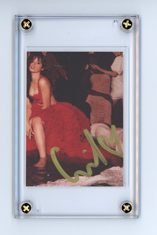 Item # 194194 - Camila Cabello Autographed Trading Card Sized Signed Cut ACOA