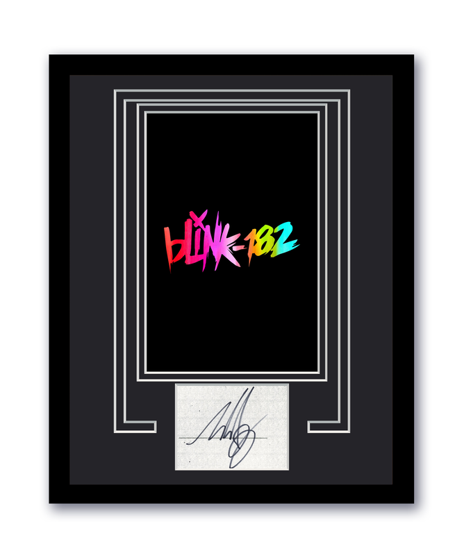 Item # 196787 - Blink 182 Mark Hoppus Autographed Signed 11x14 Framed Photo ACOA