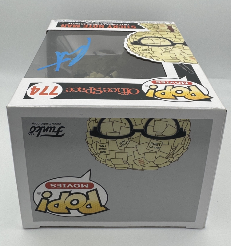 Item # 200837 - Stephen Root "Office Space" AUTOGRAPH Signed Sticky Note Man 774 Funko Pop