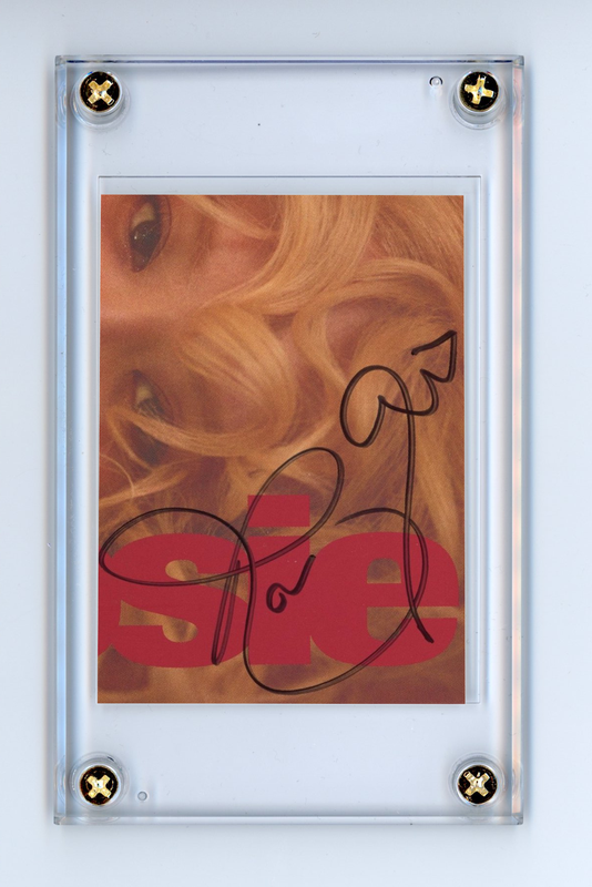 Item # 196551 - Rosé Autographed Trading Card Sized Signed Cut Blackpink Rosie ACOA