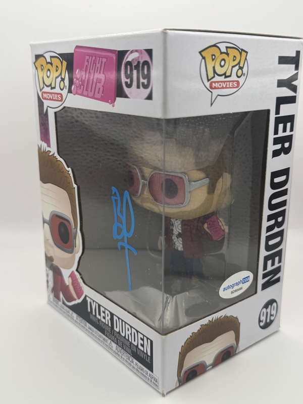 Item # 200843 - Brad Pitt "Fight Club" AUTOGRAPH Signed 'Tyler Durden' 919 Funko Pop Figure