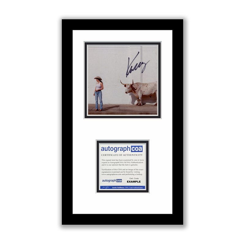 Item # 209062 - Kacey Musgraves Autographed Signed Framed CD Middle of Nowhere ACOA