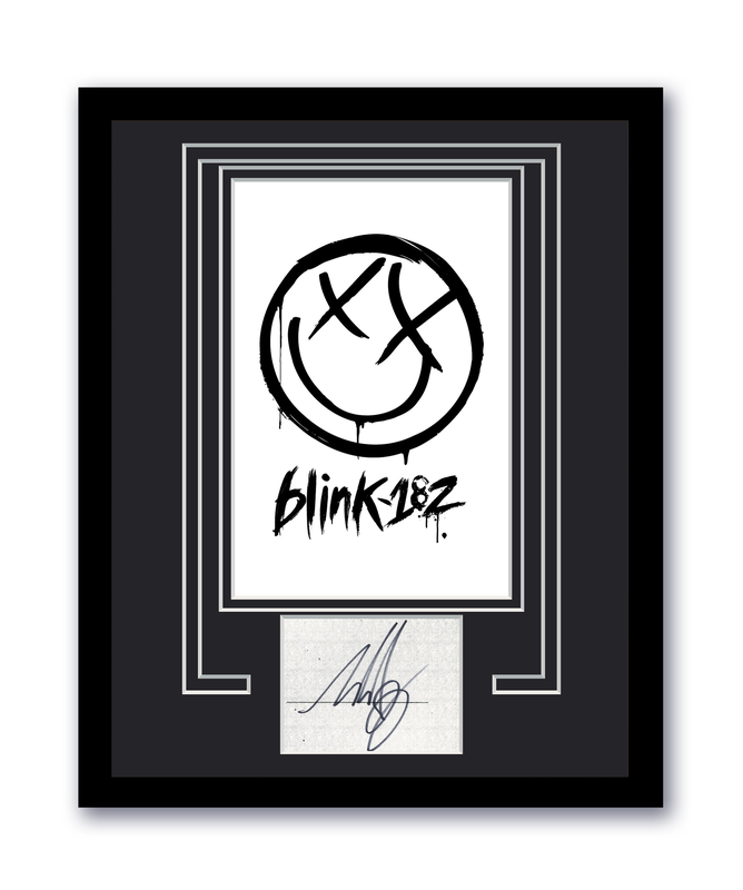 Item # 196788 - Blink 182 Mark Hoppus Autographed Signed 11x14 Framed Photo ACOA