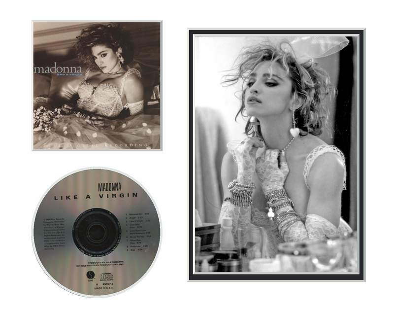 Item # 179291 - Madonna Like a Virgin Custom CD Frame Display Decor Photo