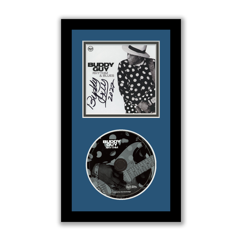 Item # 209233 - Buddy Guy Autographed Signed Framed CD Rhythm & Blues ACOA