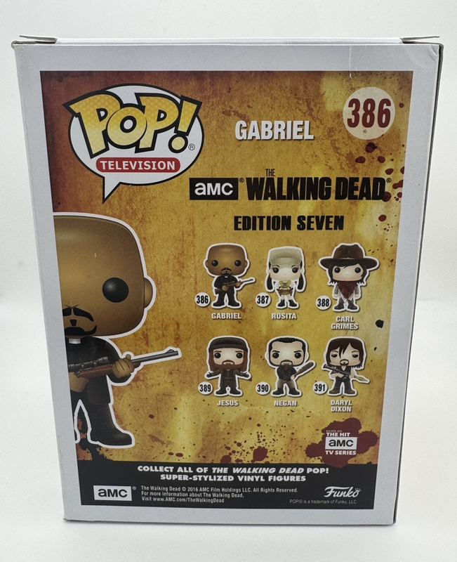 Item # 200807 - Seth Gilliam "The Walking Dead" AUTOGRAPH Signed 'Gabriel' 386 Funko Pop B
