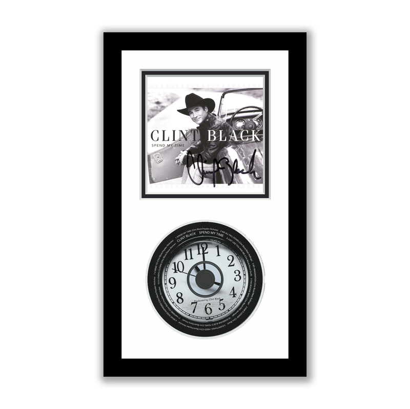 Item # 176220 - Clint Black Autographed Signed Framed CD Spend My Time ACOA