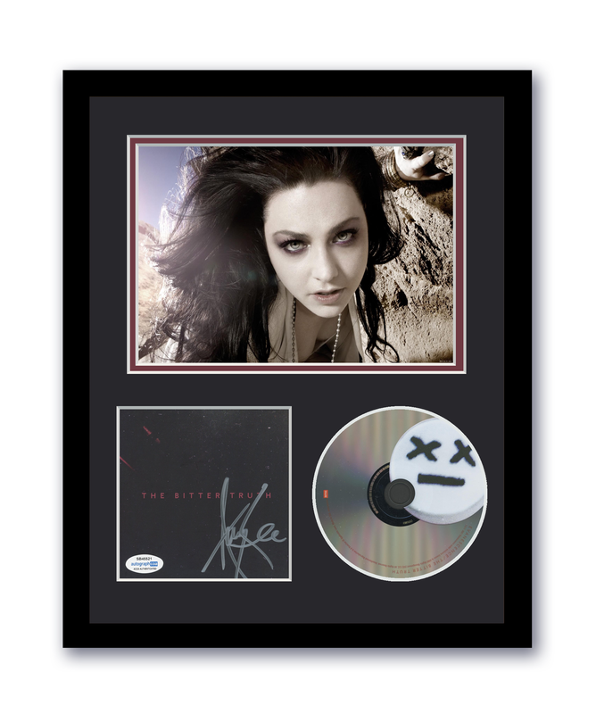 Item # 172646 - Evanescence Autograph Signed 11x14 Custom Framed CD Photo The Bitter Truth ACOA