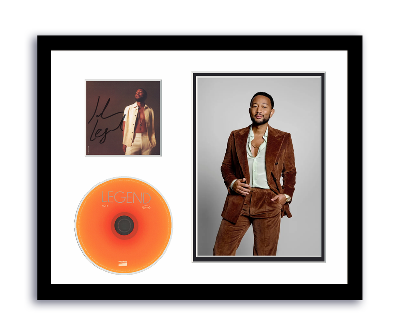 Item # 196165 - John Legend Autographed Signed 11x14 Custom Framed CD Photo Legend ACOA