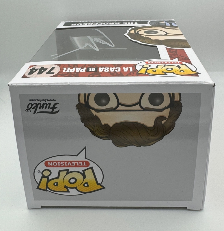 Item # 188293 - Alvaro Morte "Money Heist" AUTOGRAPH Signed 'The Professor' 744 Funko Pop