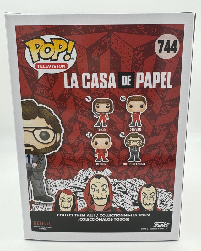 Item # 188293 - Alvaro Morte "Money Heist" AUTOGRAPH Signed 'The Professor' 744 Funko Pop