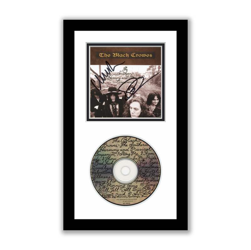 Item # 205178 - The Black Crowes Autograph Framed CD Southern Harmony Musical Companion ACOA
