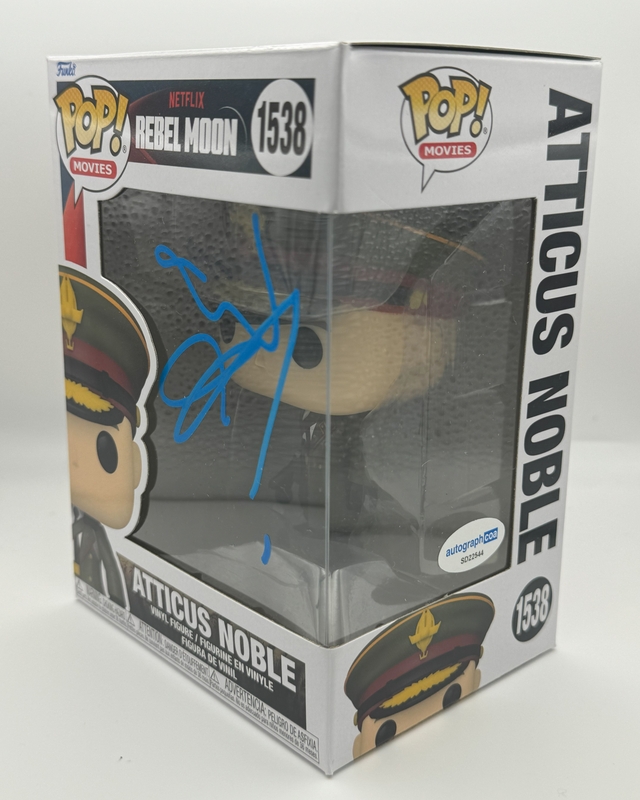 Item # 188321 - Ed Skrein "Rebel Moon" AUTOGRAPH Signed 'Atticus Noble' 1538 Funko Pop