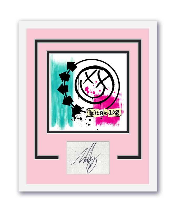 Item # 196789 - Blink 182 Mark Hoppus Autographed Signed 11x14 Framed Photo ACOA