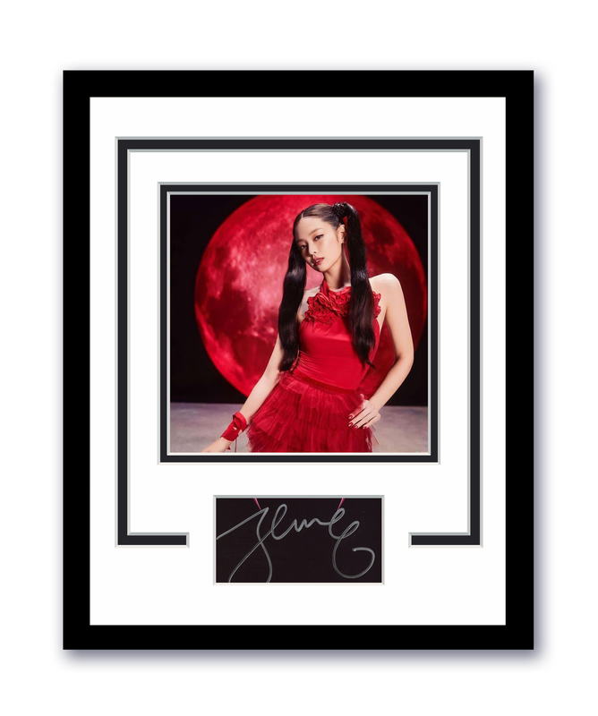 Item # 194727 - Jennie Autographed Signed 11x14 Framed Photo Ruby Blackpink ACOA