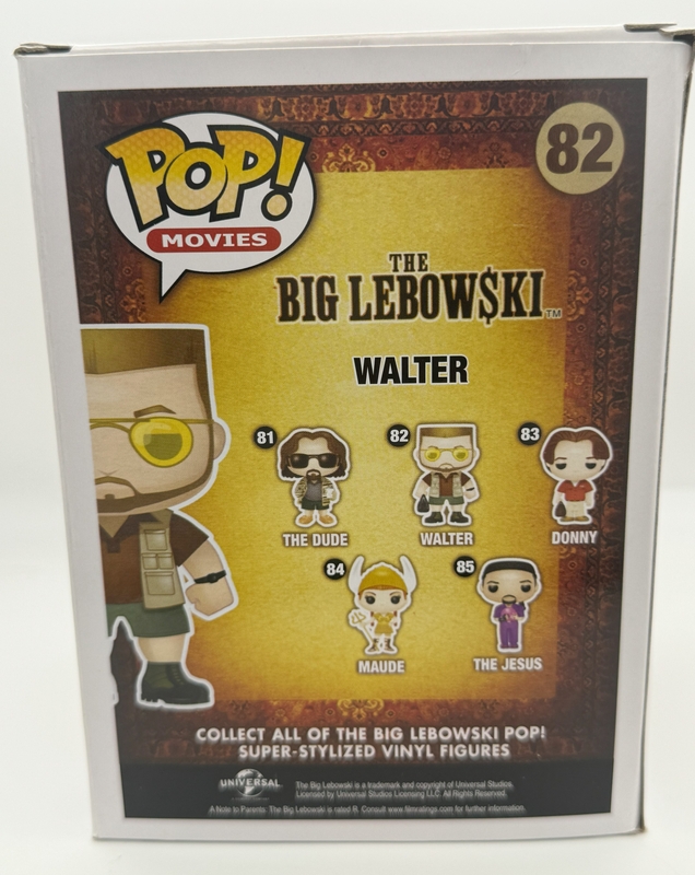 Item # 188345 - John Goodman "The Big Lebowski" AUTOGRAPH Signed 'Walter' 82 Funko Pop B