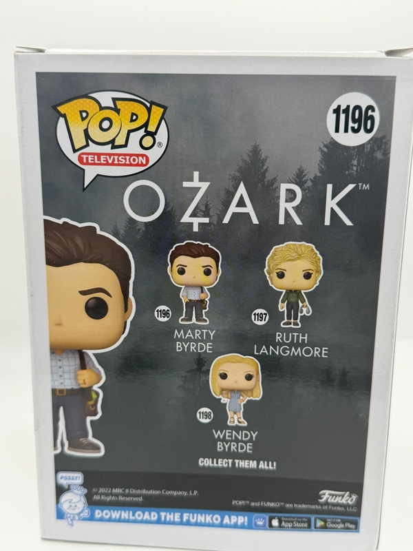 Item # 188347 - Jason Bateman "Ozark" AUTOGRAPH Signed 'Marty Byrde' 1196 Funko Pop Figure
