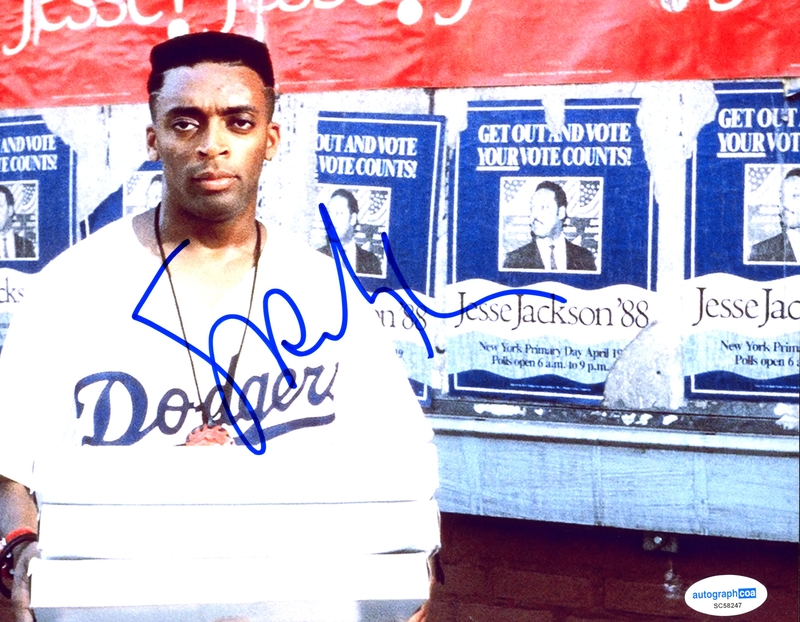 Item # 177928 - Spike Lee "Do the Right Thing" AUTOGRAPH Signed 'Mookie' 8x10 Photo