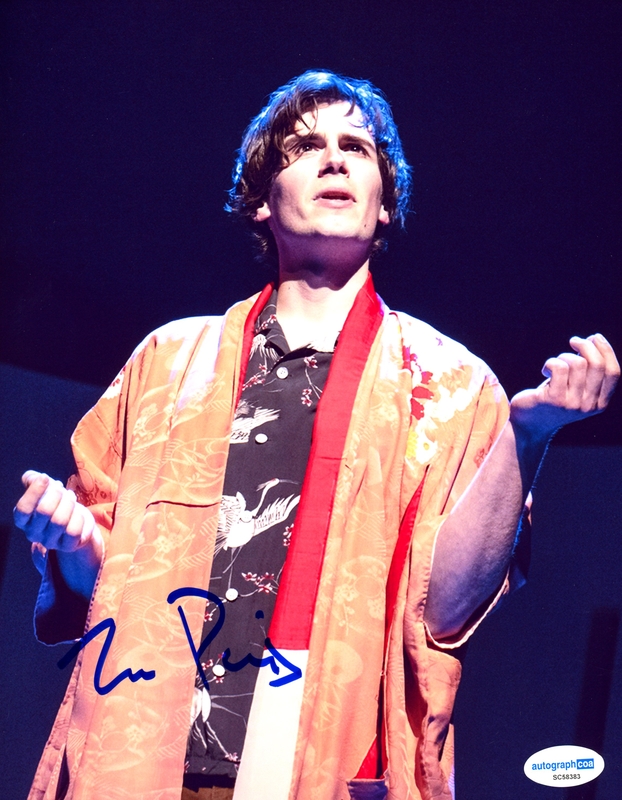 Item # 177807 - Zane Pais "Letters From Max" AUTOGRAPH Signed Autographed 8x10 Photo