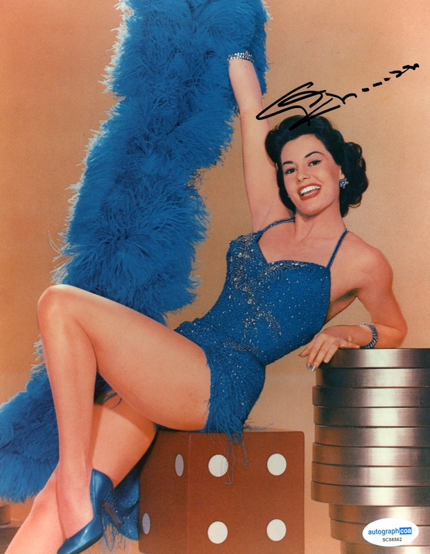 Item # 177629 - Cyd Charisse "Singin' in the Rain" AUTOGRAPH Signed Autographed 8x10 Photo